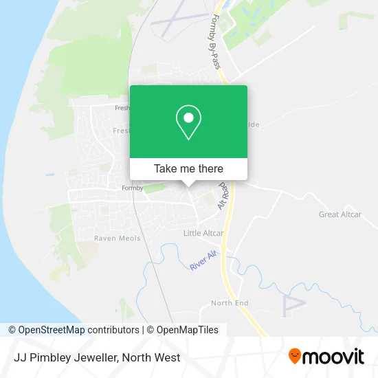 JJ Pimbley Jeweller map