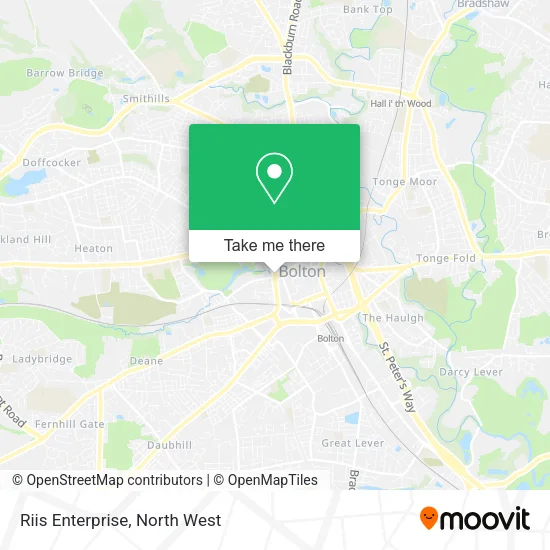 Riis Enterprise map