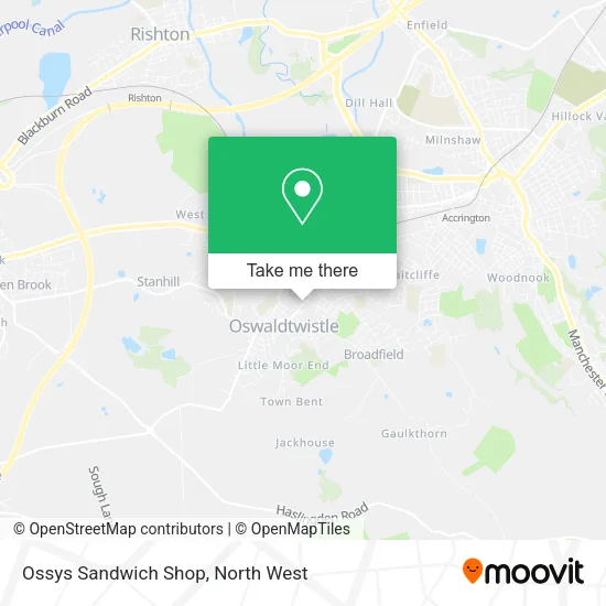 Ossys Sandwich Shop map