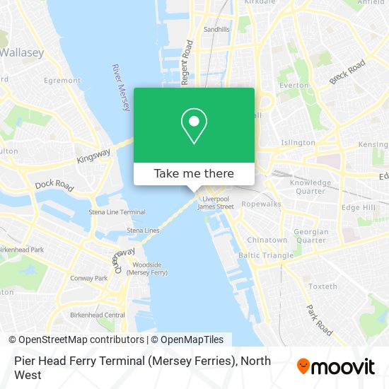 Pier Head Ferry Terminal (Mersey Ferries) map