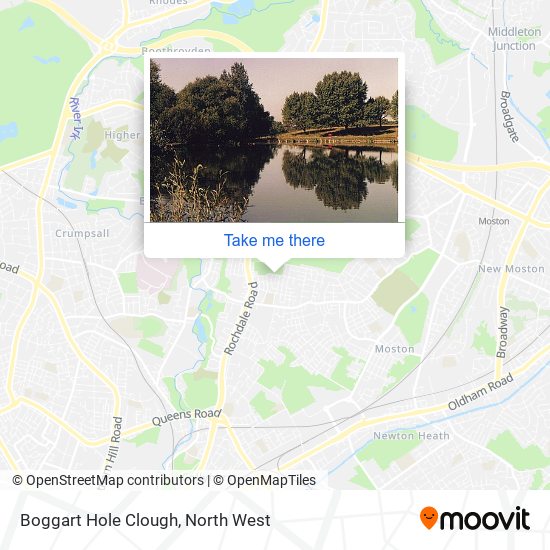 Boggart Hole Clough map