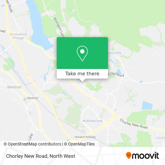 Chorley New Road map