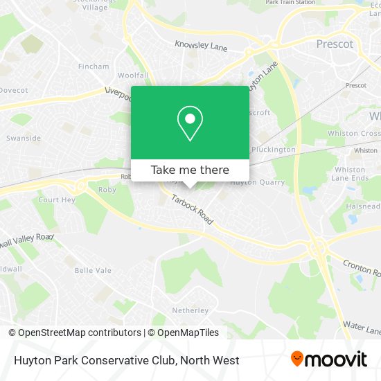 Huyton Park Conservative Club map