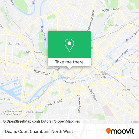 Dean's Court Chambers map