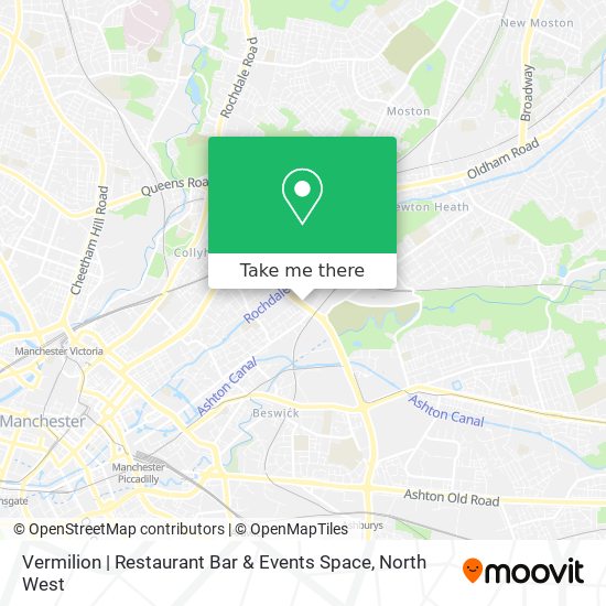 Vermilion | Restaurant Bar & Events Space map