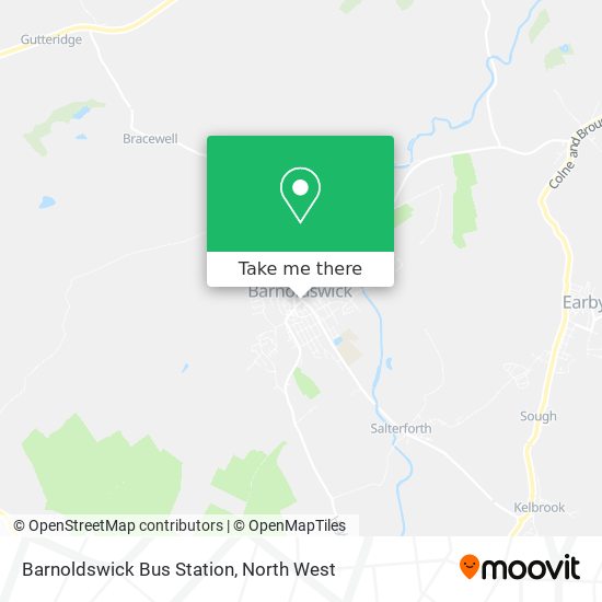 Barnoldswick Bus Station map