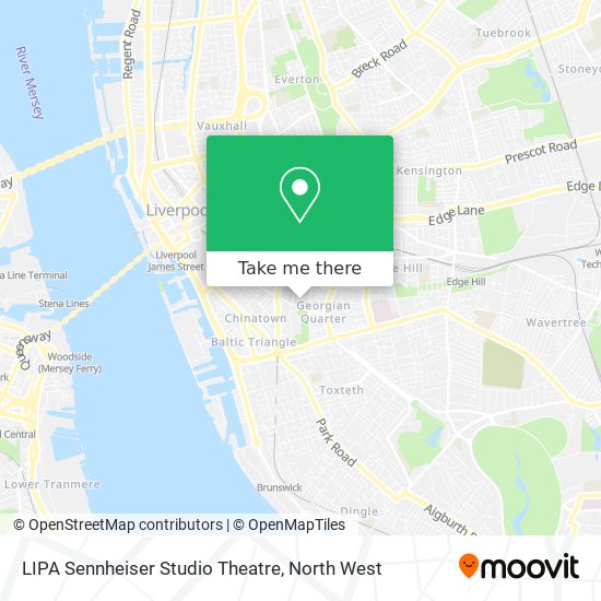 LIPA Sennheiser Studio Theatre map