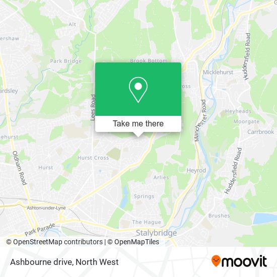Ashbourne drive map