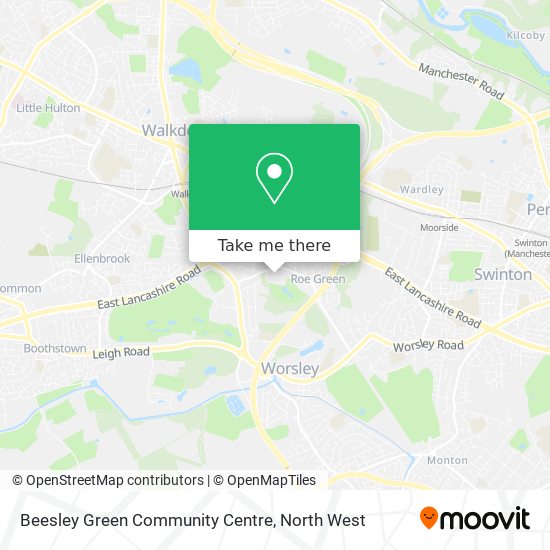 Beesley Green Community Centre map