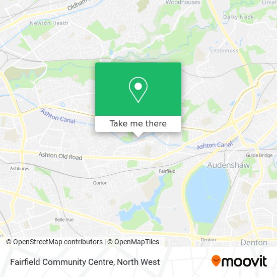 Fairfield Community Centre map