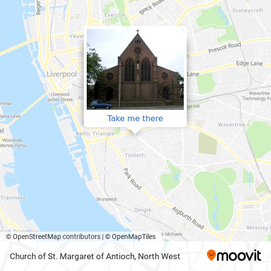 Church of St. Margaret of Antioch map