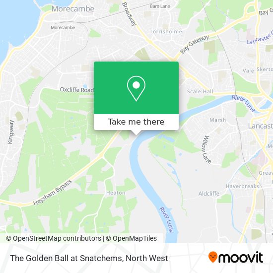 The Golden Ball at Snatchems map