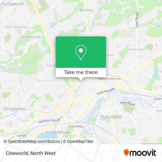 Cineworld map