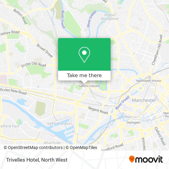 Trivelles Hotel map