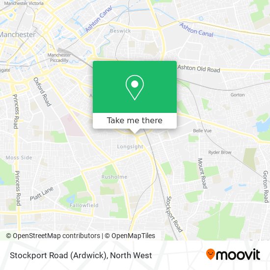 Stockport Road (Ardwick) map