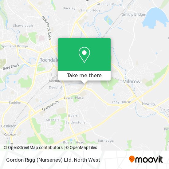 Gordon Rigg (Nurseries) Ltd map