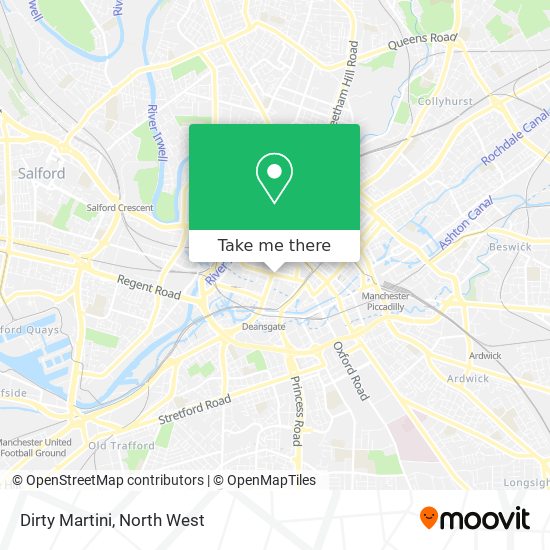 Dirty Martini map