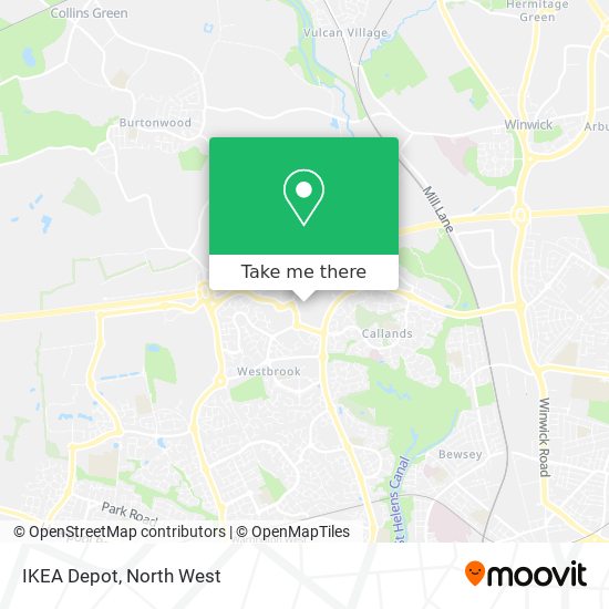 IKEA Depot map