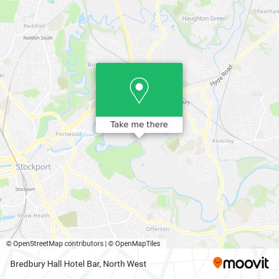 Bredbury Hall Hotel Bar map