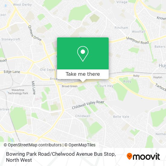 Bowring Park Road / Chelwood Avenue Bus Stop map