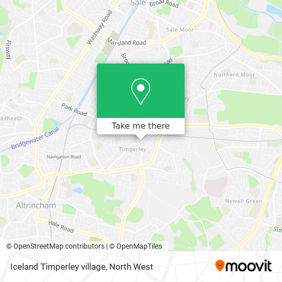 Iceland Timperley village map