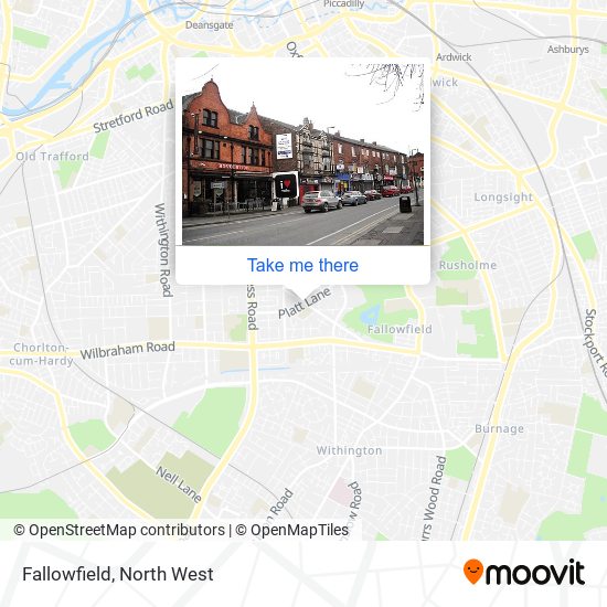 Fallowfield map