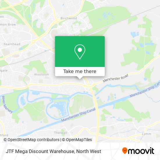 JTF Mega Discount Warehouse map