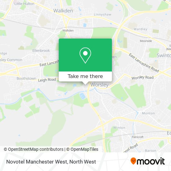 Novotel Manchester West map