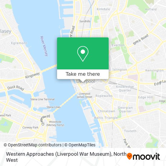Western Approaches (Liverpool War Museum) map