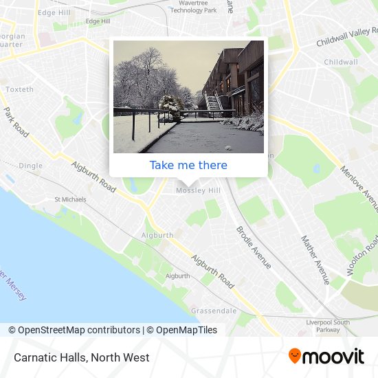 Carnatic Halls map