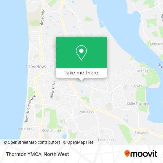 Thornton YMCA map