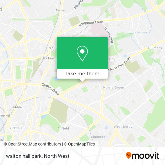 walton hall park map