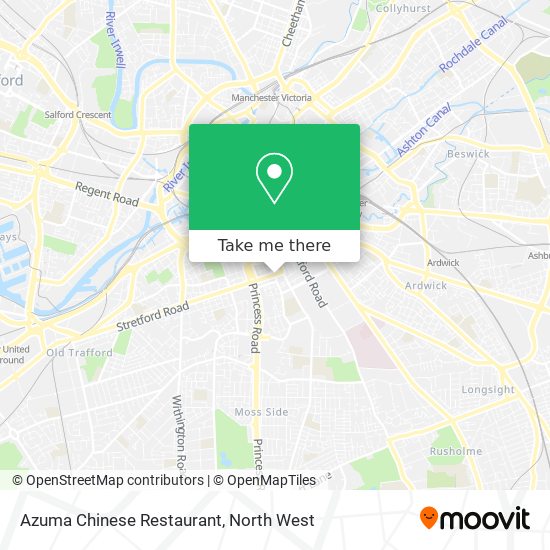 Azuma Chinese Restaurant map