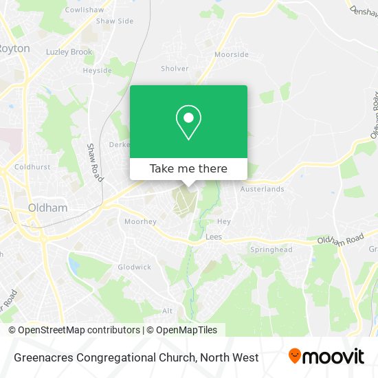 Greenacres Congregational Church map