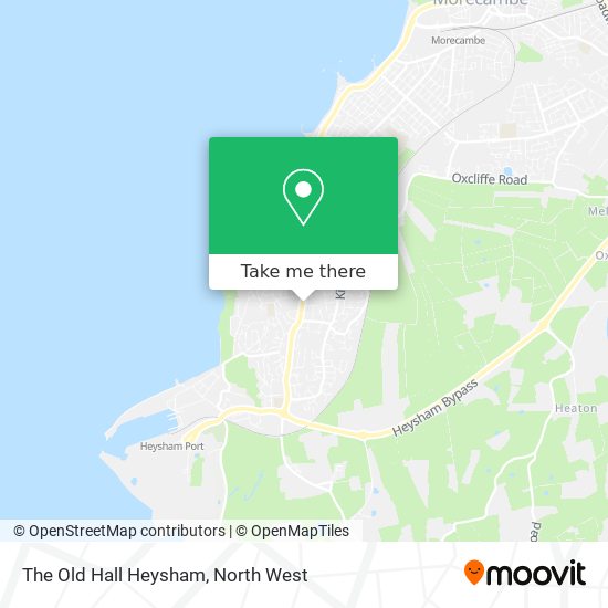 The Old Hall Heysham map