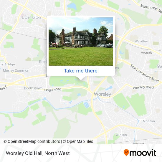 Worsley Old Hall map
