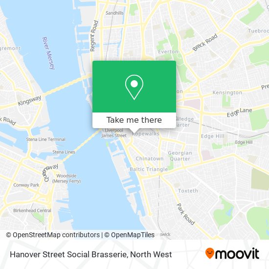 Hanover Street Social Brasserie map