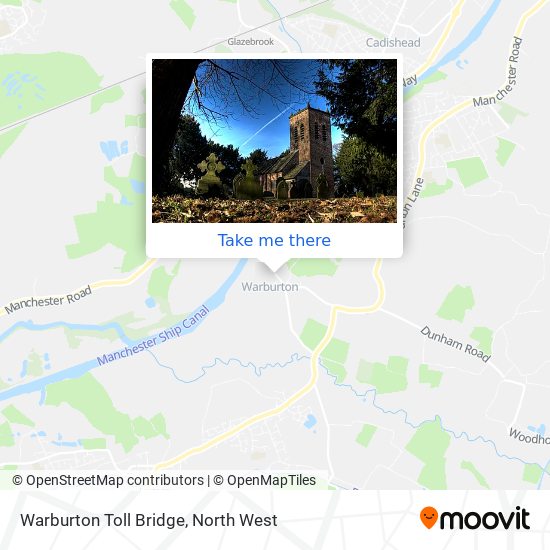 Warburton Toll Bridge map
