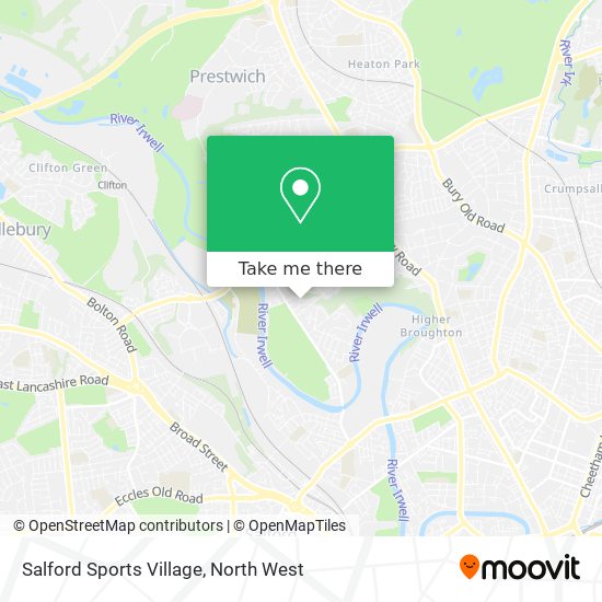 Salford Sports Village map
