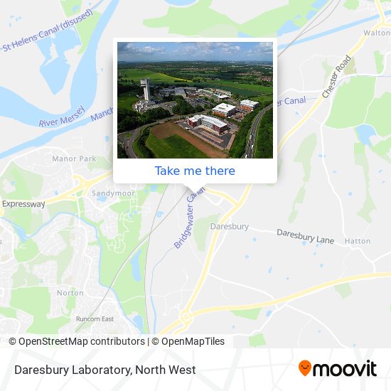 Daresbury Laboratory map