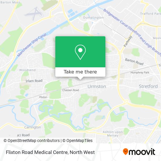 Flixton Road Medical Centre map