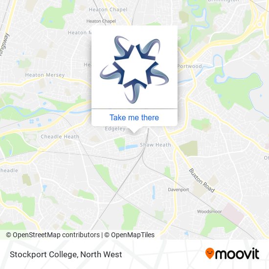 Stockport College map