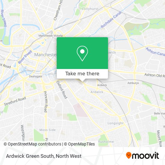 Ardwick Green South map