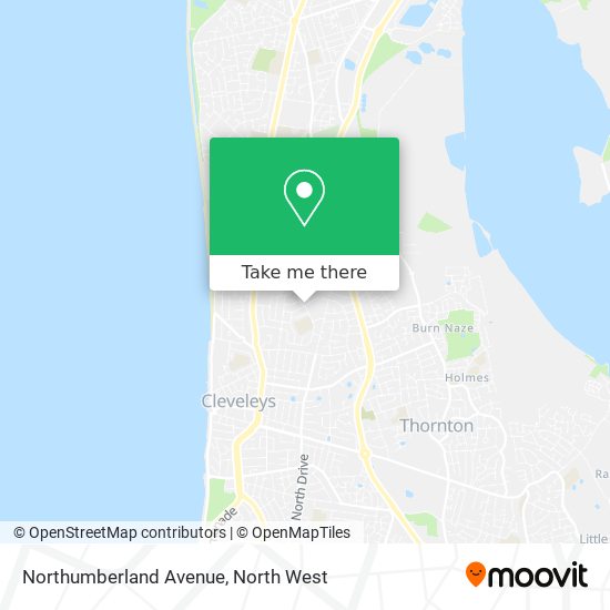 Northumberland Avenue map