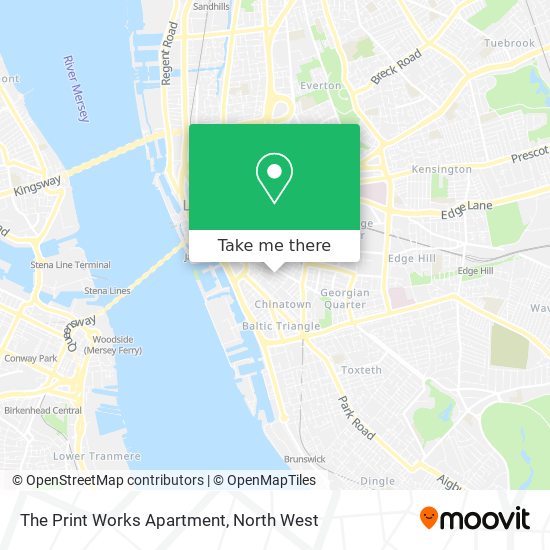 The Print Works Apartment map