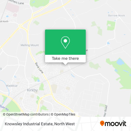 Knowsley Industrial Estate map
