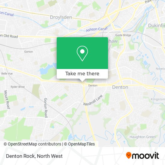 Denton Rock map
