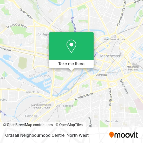 Ordsall Neighbourhood Centre map