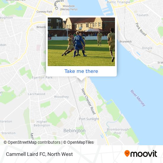 Cammell Laird FC map