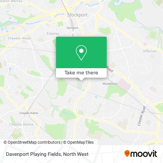 Davenport Playing Fields map